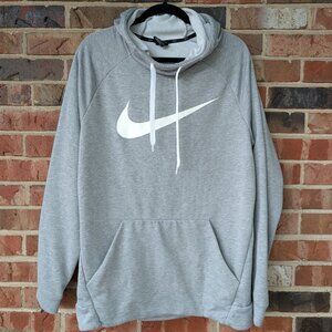 Nike Dri-FIT Gray Hoodie – Size Large